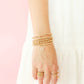 Horseshoe Gold Charm Bracelet Standard Size - She Chester