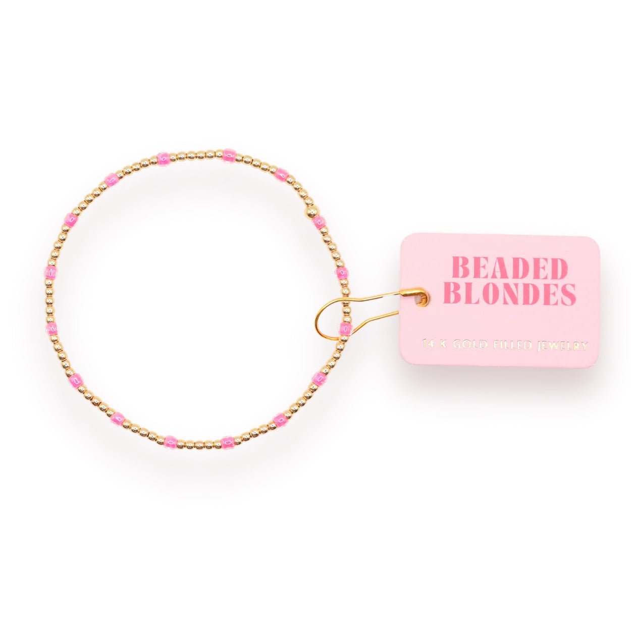 Hot Pink Dainty Poppi Bracelet Standard Size - She Chester