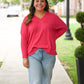 Hot Pink Lightweight Long Sleeve - She Chester