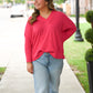 Hot Pink Lightweight Long Sleeve - She Chester