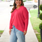 Hot Pink Lightweight Long Sleeve - She Chester