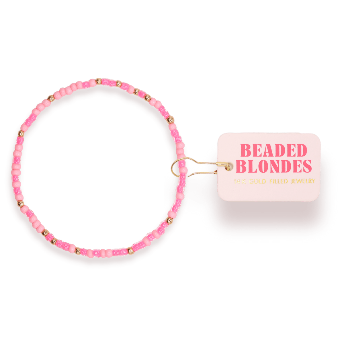 Hot Pink Sprinkle Bracelet: Standard 6.75 inch - She Chester