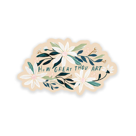 How Great Thou Art Sticker - She Chester