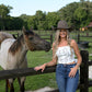 Howdy Boot Stitch Tube Top - She Chester