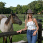 Howdy Boot Stitch Tube Top - She Chester