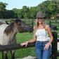 Howdy Boot Stitch Tube Top - She Chester
