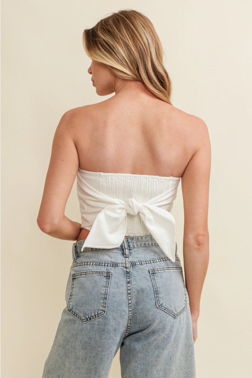Howdy Boot Stitch Tube Top - She Chester