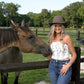 Howdy Boot Stitch Tube Top - She Chester