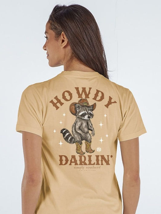 Howdy Darlin Raccoon Tee - She Chester