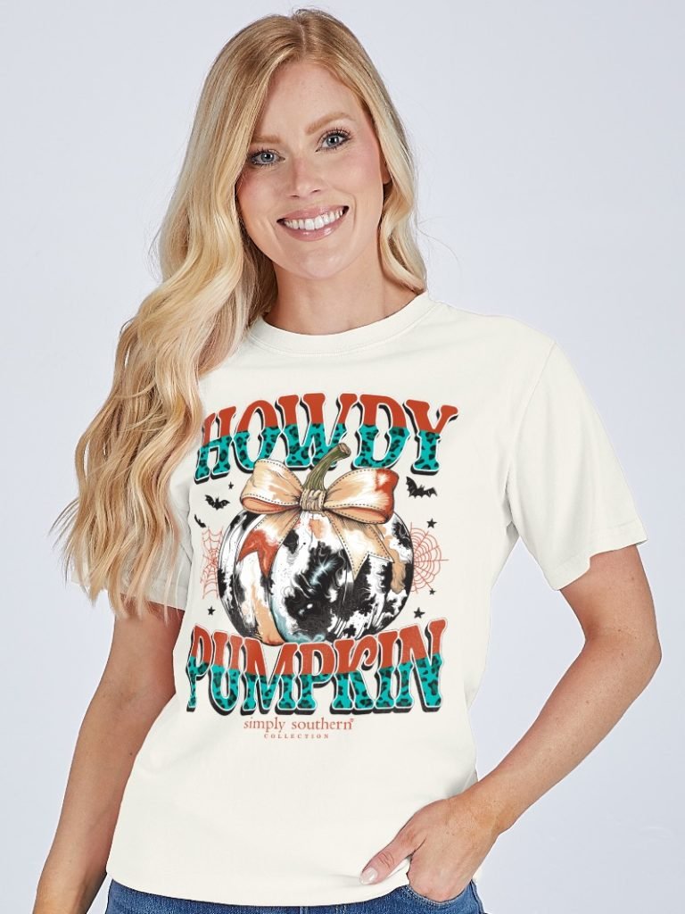 Howdy Fall Pumpkin Tee - She Chester