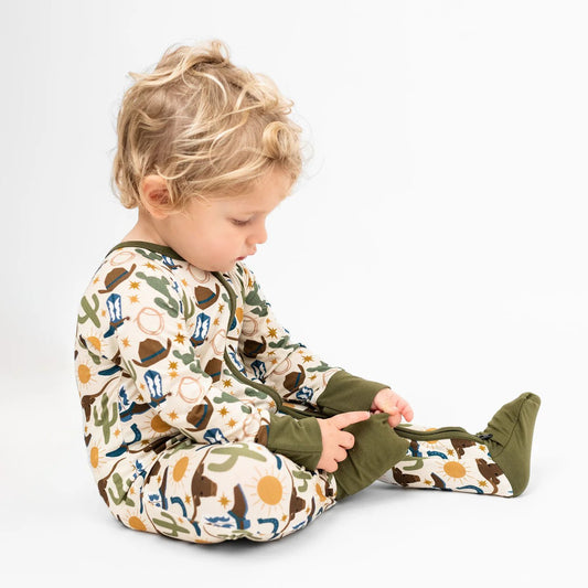 Howdy Western Bamboo Onesie - She Chester