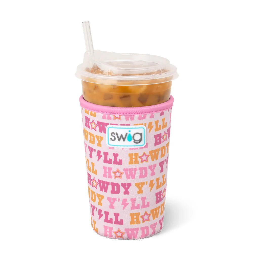 Howdy Yall Medium Iced Cup Coolie - She Chester