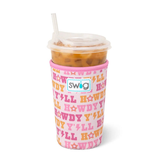 Howdy Yall Medium Iced Cup Coolie - She Chester