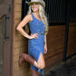 Huckleberry Denim Midi Dress - She Chester