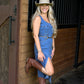 Huckleberry Denim Midi Dress - She Chester