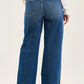HW Column Straight With Adjustable Waistband Jeans - She Chester