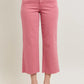 HW Garment Dyed Crop Wide Leg - Rose 88983 - She Chester