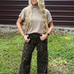 HW Retro Wide Leg Leopard Jeans 881022 - She Chester