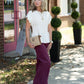 HW TC Lux Retro Flare Boysenberry - She Chester