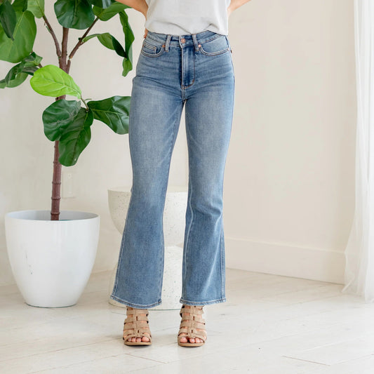 HW TC Med Wash Bootcut Jean Style 88783 - She Chester