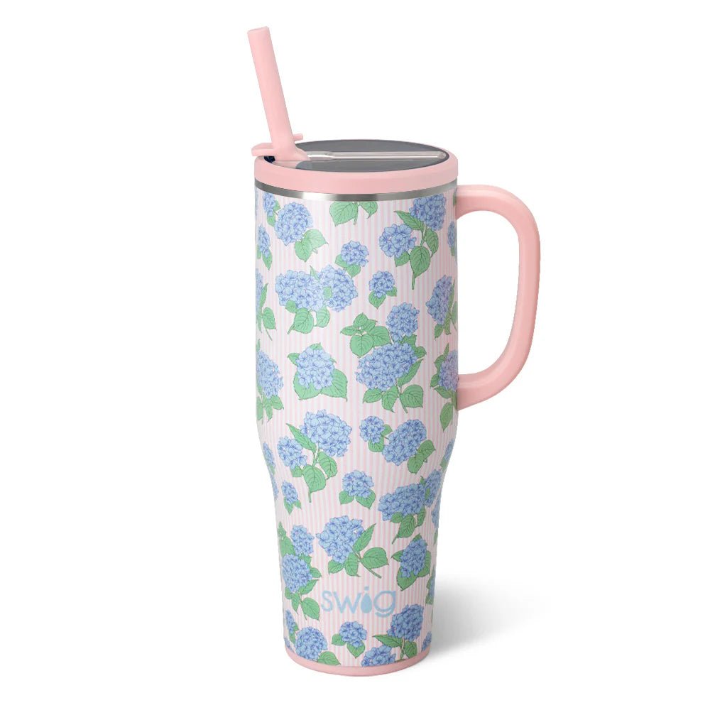 Hydrangeas Mega Mug 40oz - She Chester