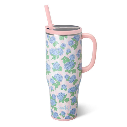 Hydrangeas Mega Mug 40oz - She Chester