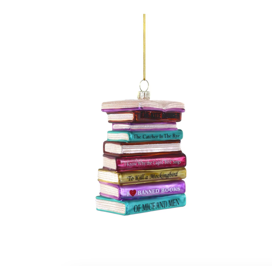 I Heart Banned Books Ornament - She Chester