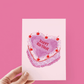 I Heart Birthdays Cake Greeting Card - She Chester