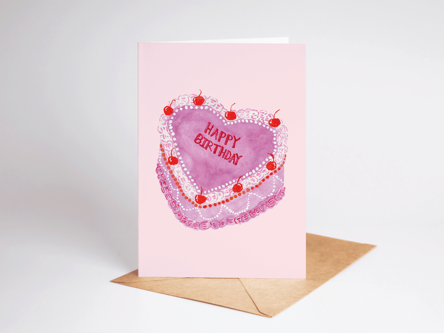 I Heart Birthdays Cake Greeting Card - She Chester