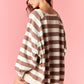 Sweet Cream Coffee Oversized Top