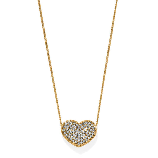 Illumina Celeste Bold Heart Gold Necklace JM7731 - She Chester