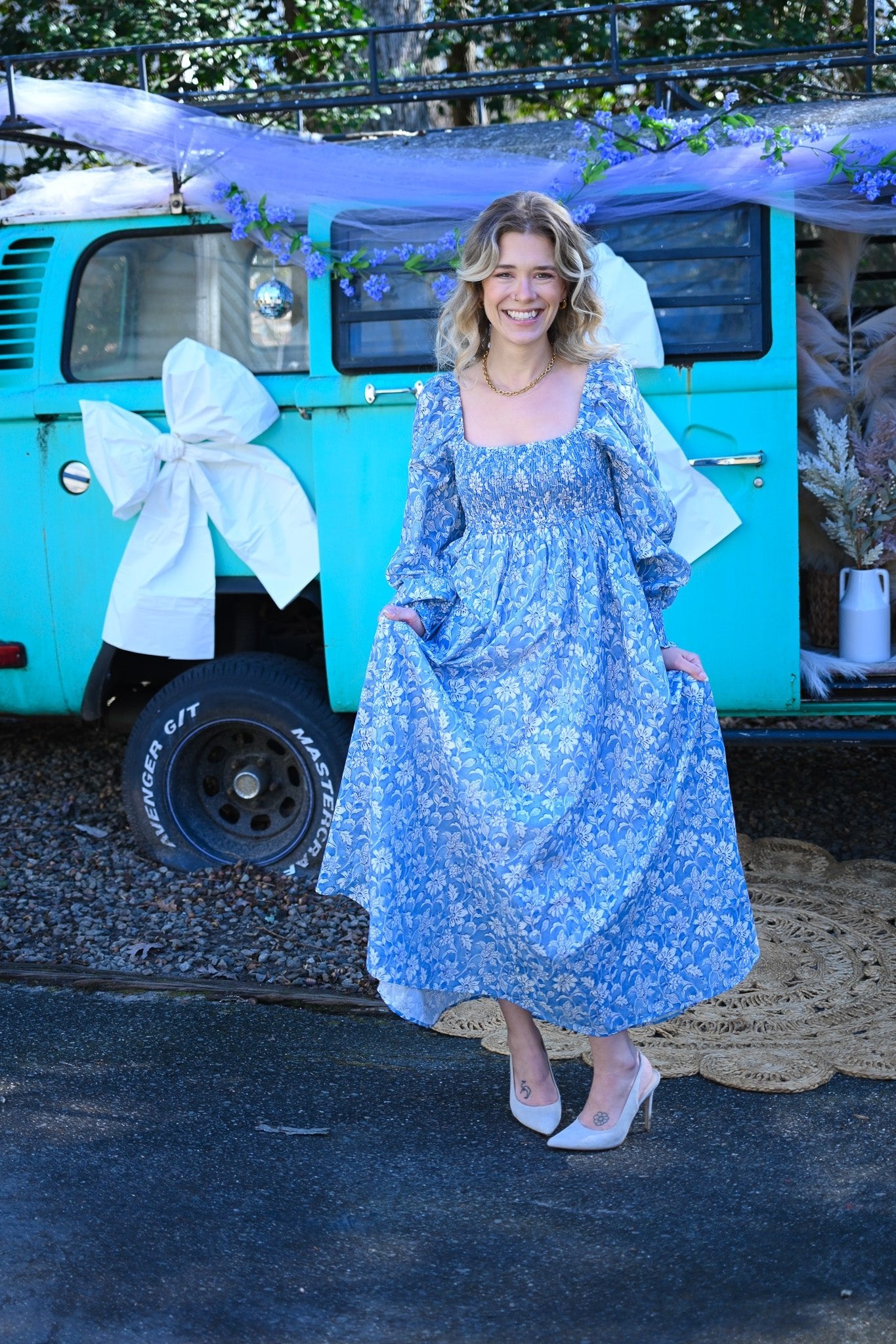 In the Air Blue Maxi - She Chester