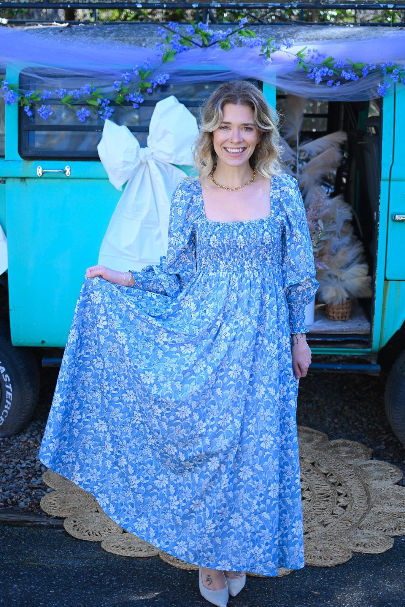 In the Air Blue Maxi - She Chester