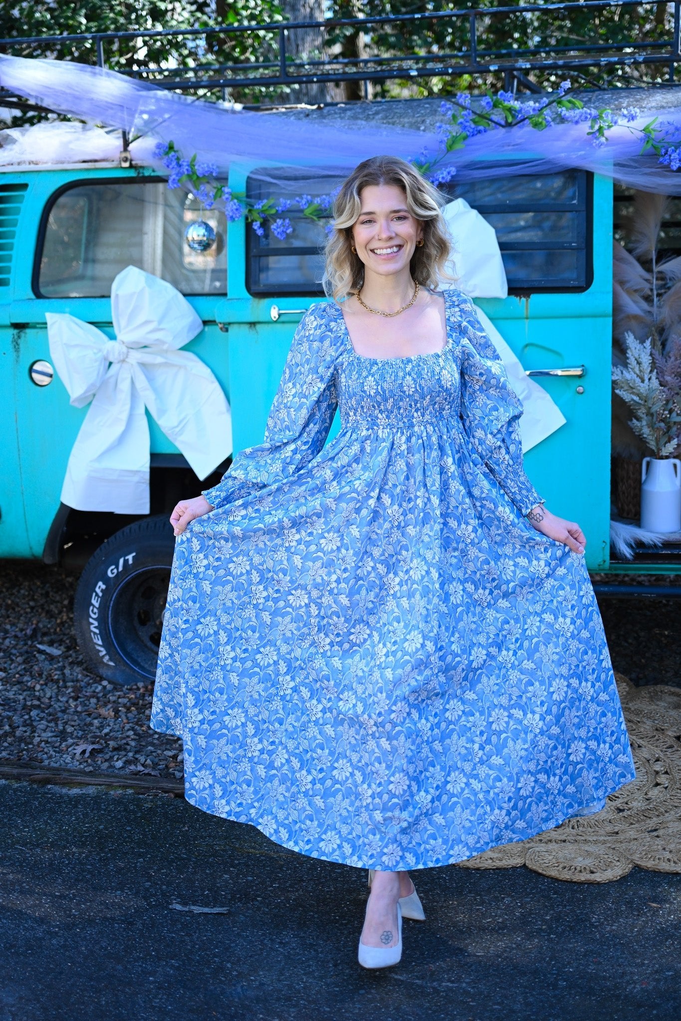 In the Air Blue Maxi - She Chester