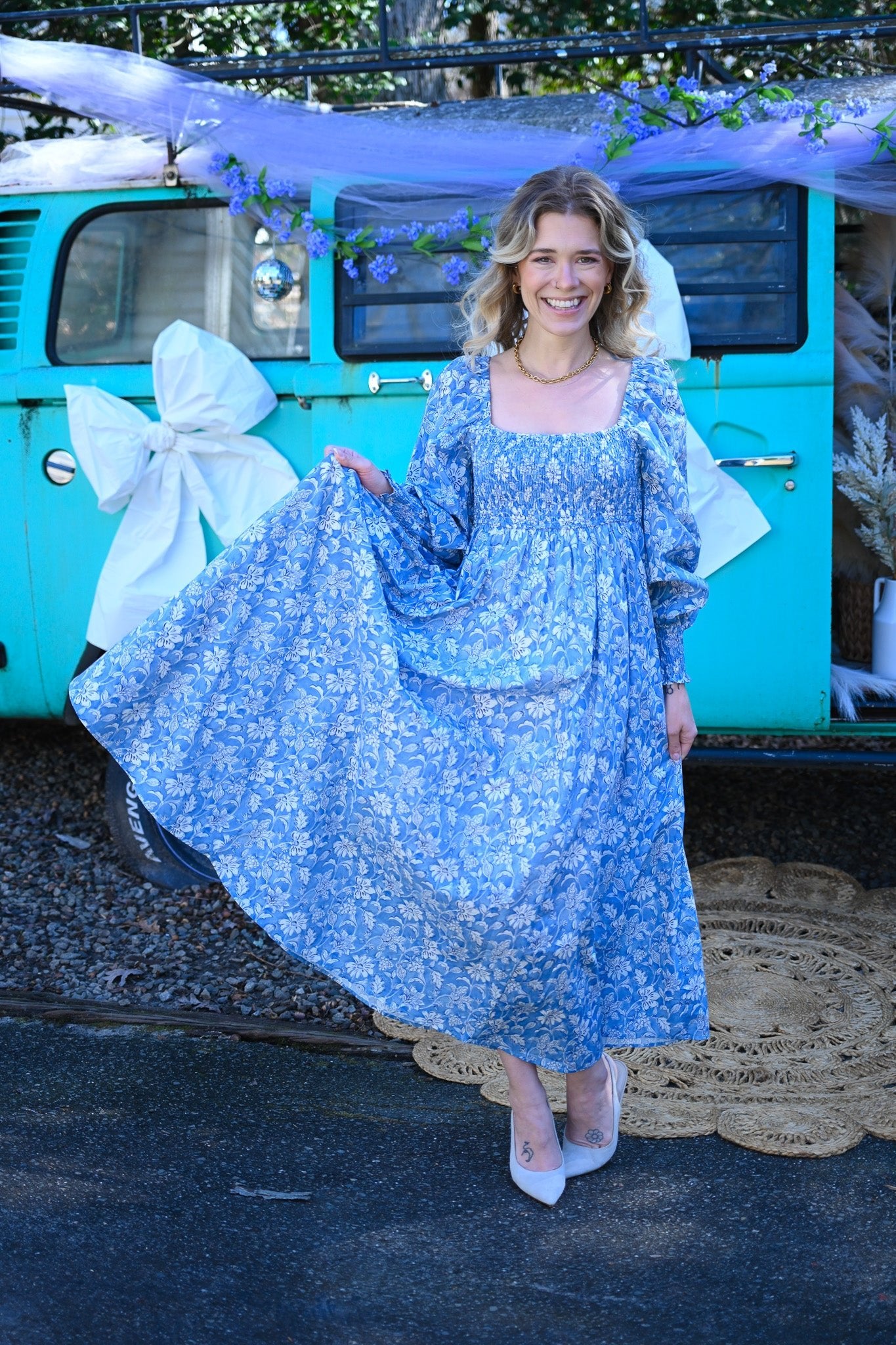 In the Air Blue Maxi - She Chester