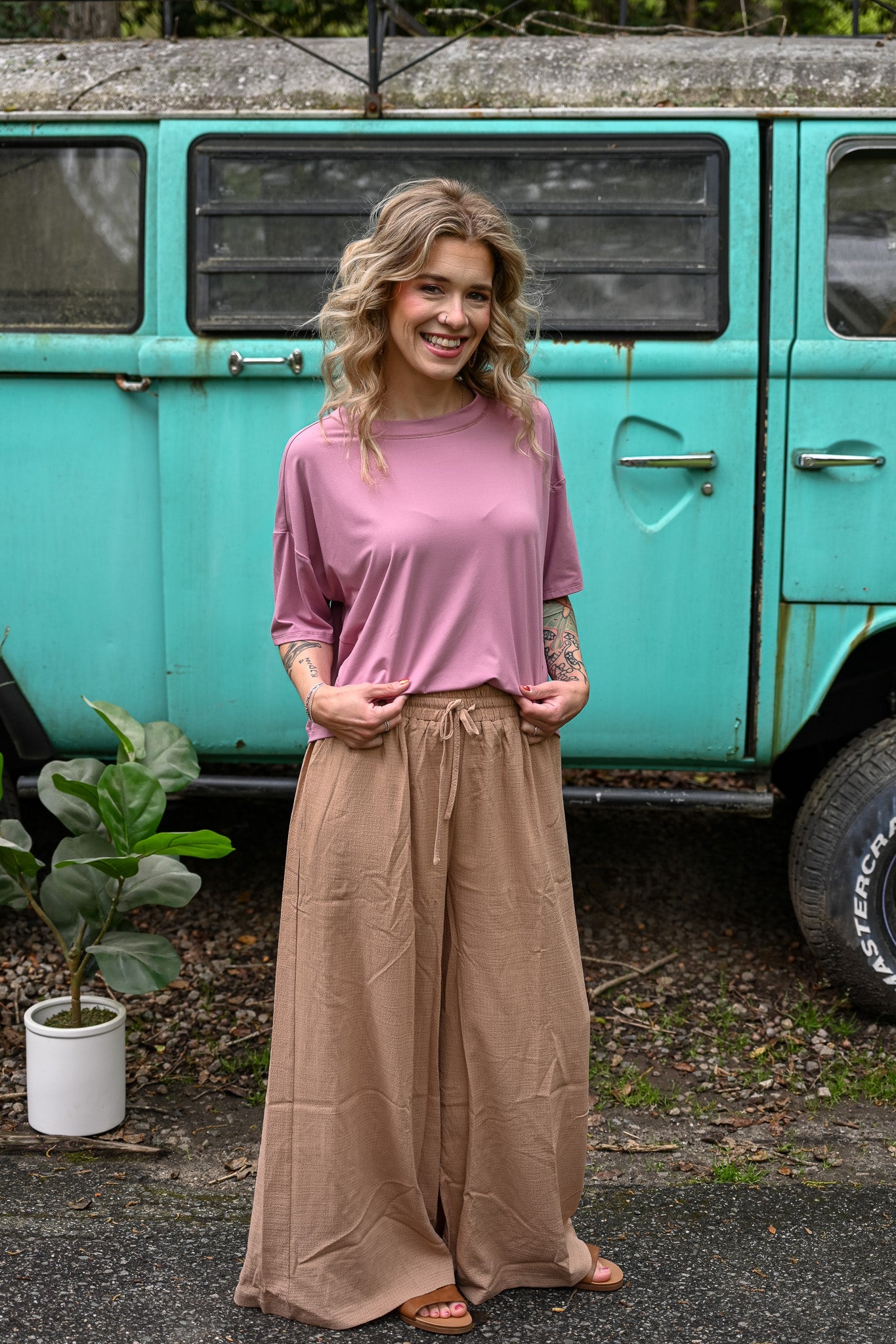 In The Office Flowy Pants - She Chester