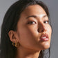 Indah Hammered Mini Hoop Earring - She Chester