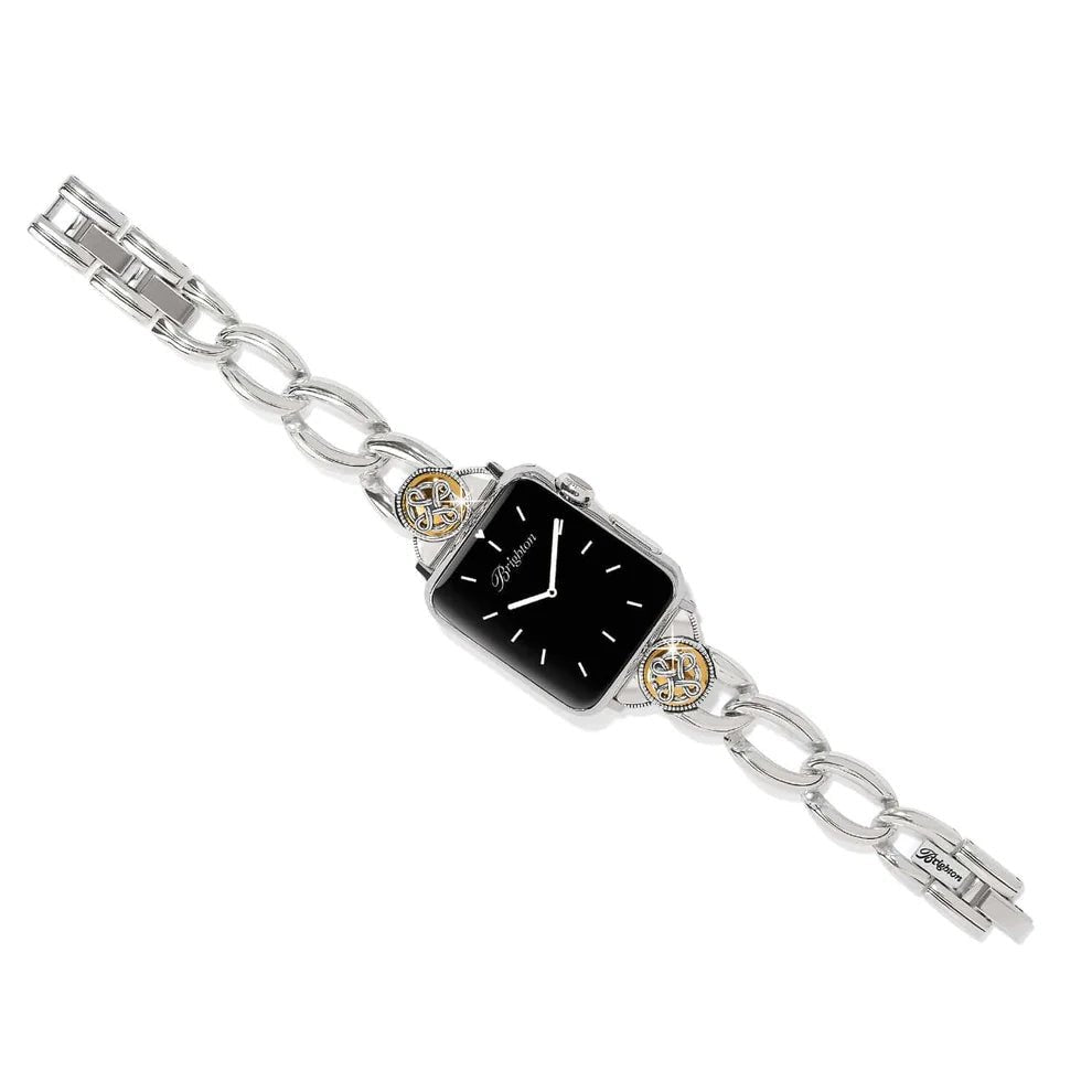 Interlock Noir Two Tone Watch Band W30622 - She Chester
