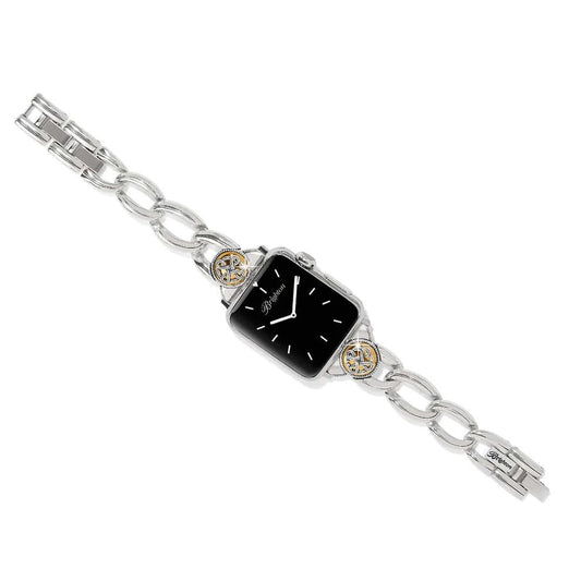 Interlock Noir Two Tone Watch Band W30622 - She Chester