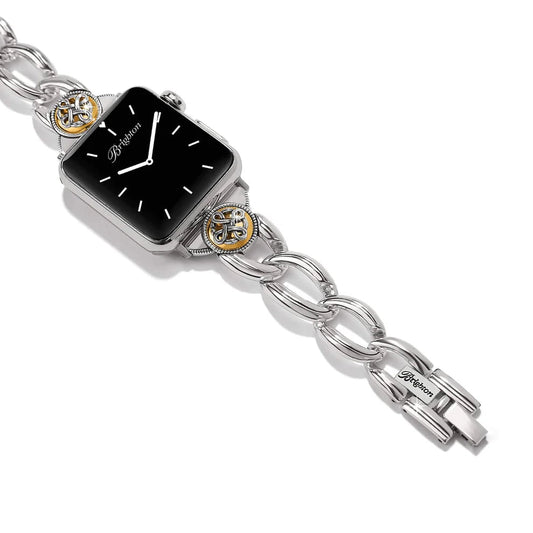 Interlock Noir Two Tone Watch Band W30622 - She Chester