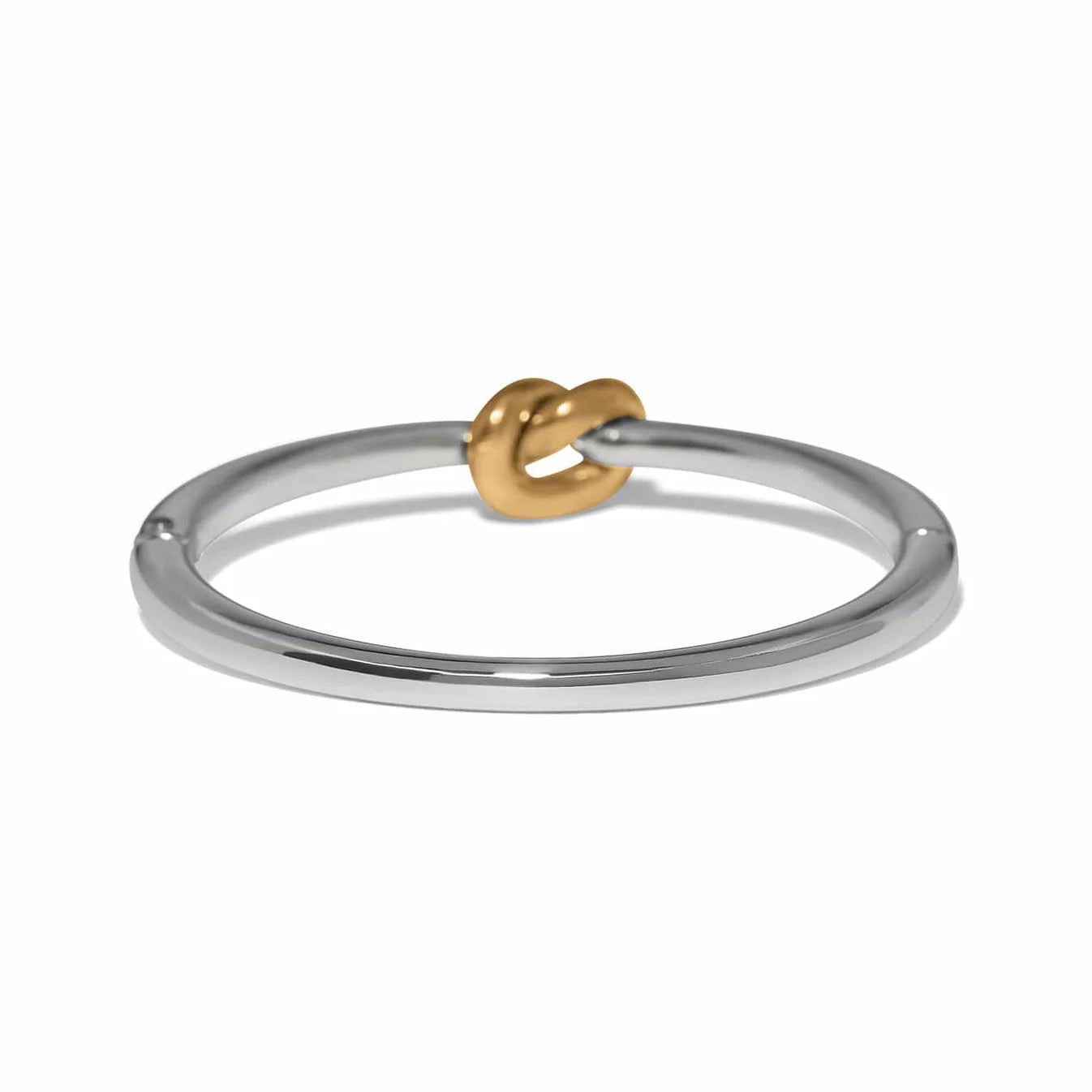 Interlock Single Knot Two Tone Hinge Bracelet JF0507 - She Chester