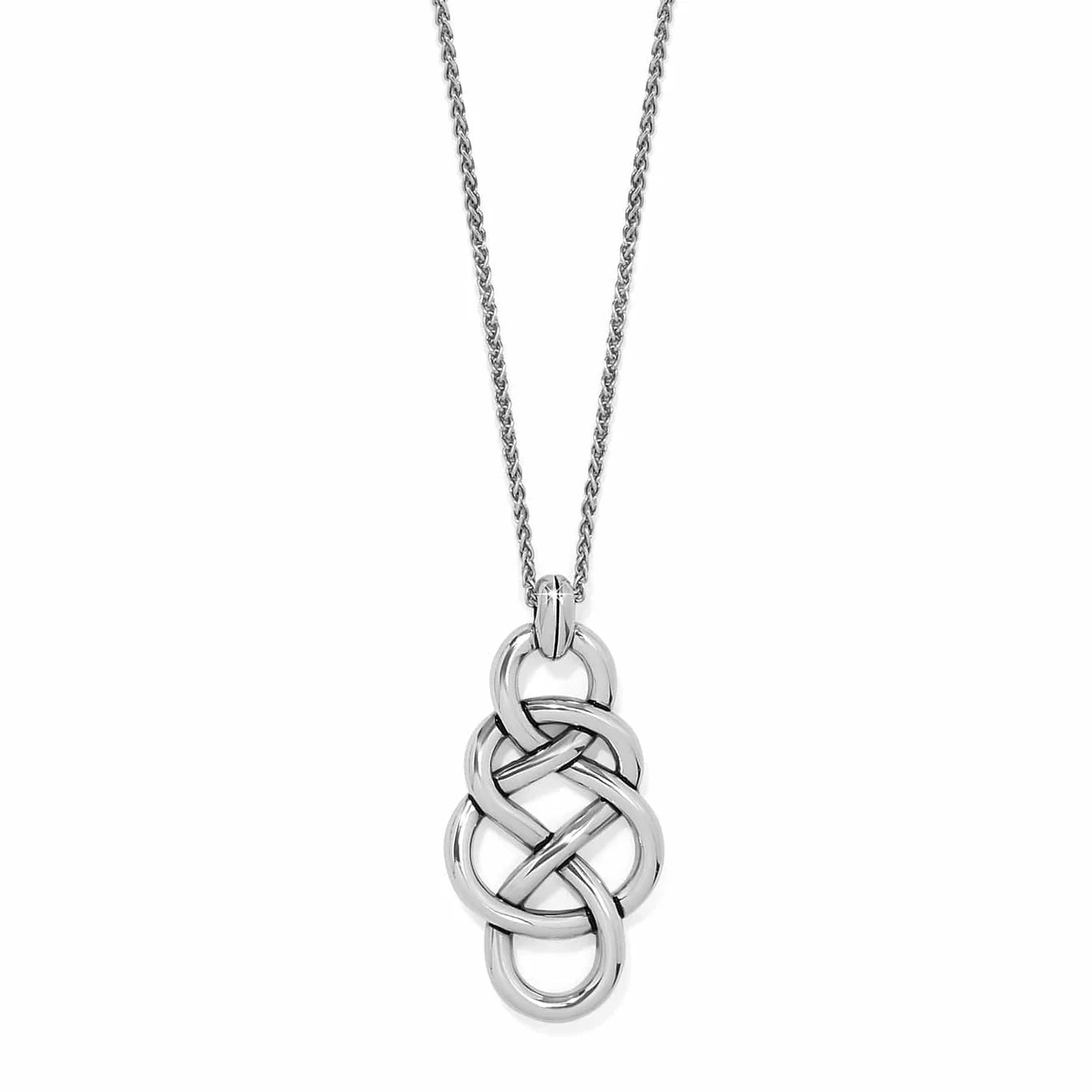 Interlok Braid Pendant Necklace JM7729 - She Chester