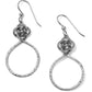 Interlok Knot Pt Circle French Wire Earrings - She Chester