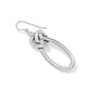Interlok Linked Hearts Silver French Wire Earring JA0363