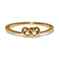 Interlok Linked Hearts Gold Bangle JF0505 - She Chester