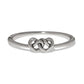 Interlok Linked Hearts Silver Bangle JF0504 - She Chester