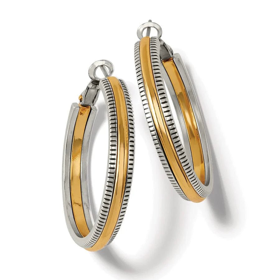Interlok Noir Heirloom Sil/Gold Hoops JA9352 - She Chester