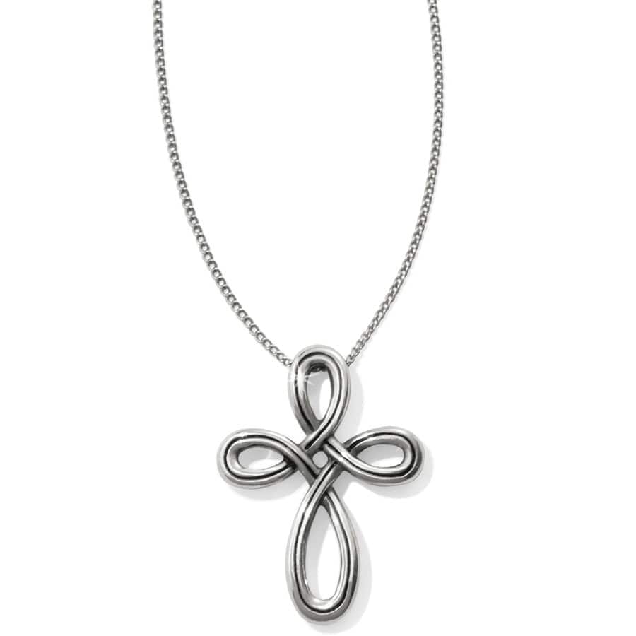 Interlok Petite Cross Necklace JL8490 - She Chester