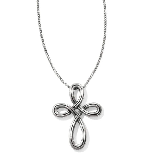 Interlok Petite Cross Necklace JL8490 - She Chester