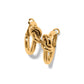 Interlok Single Knit Gold Hoops JA0133